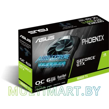 Видеокарта ASUS Phoenix GeForce GTX 1660 OC Edition 6GB GDDR5 PH-GTX1660-O6G картинка 6